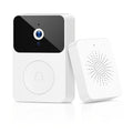 [Wireless HD Video Doorbell Camera] Tuya Doorbell Camera Wireless HD Video Doorbell, Night Vision & Voice Change Smart Home Security System Monitor, Doorbell Camera Wifi Intelligent Visual Doorbell Home Intercom WiFi Recharge