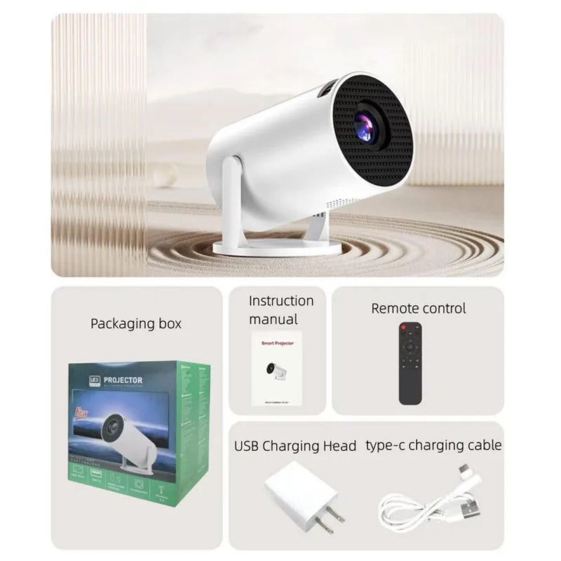 Mini projector Y2S. High definition projector, home projector, office projector. Convenient to carry without taking up space.