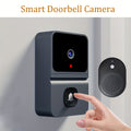 1pc (Build-in Battery) Smart WIFI Doorbell, Security Wireless Intelligent Visual Video Intercom Doorbell, 2-Way Audio, Night Vision, USB Rechargeable Low Power Consumption, Support 2.4G Wifi