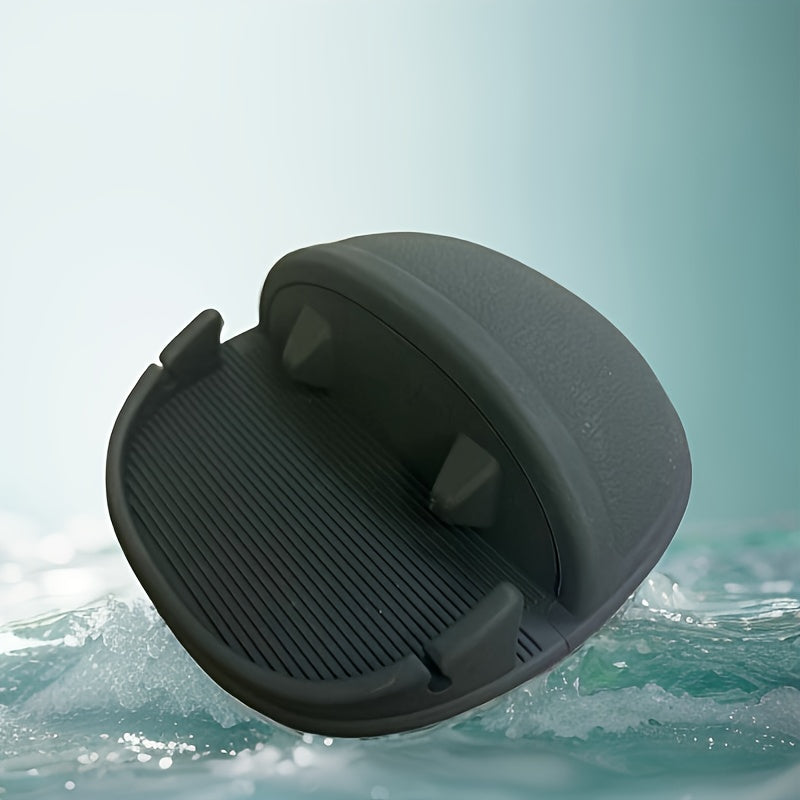 Silicone Car Phone Holder Mount - Waterproof, Heat Resistant, Cold Resistant - Non-Slip Dashboard Cradle for Navigation and Mobile Support